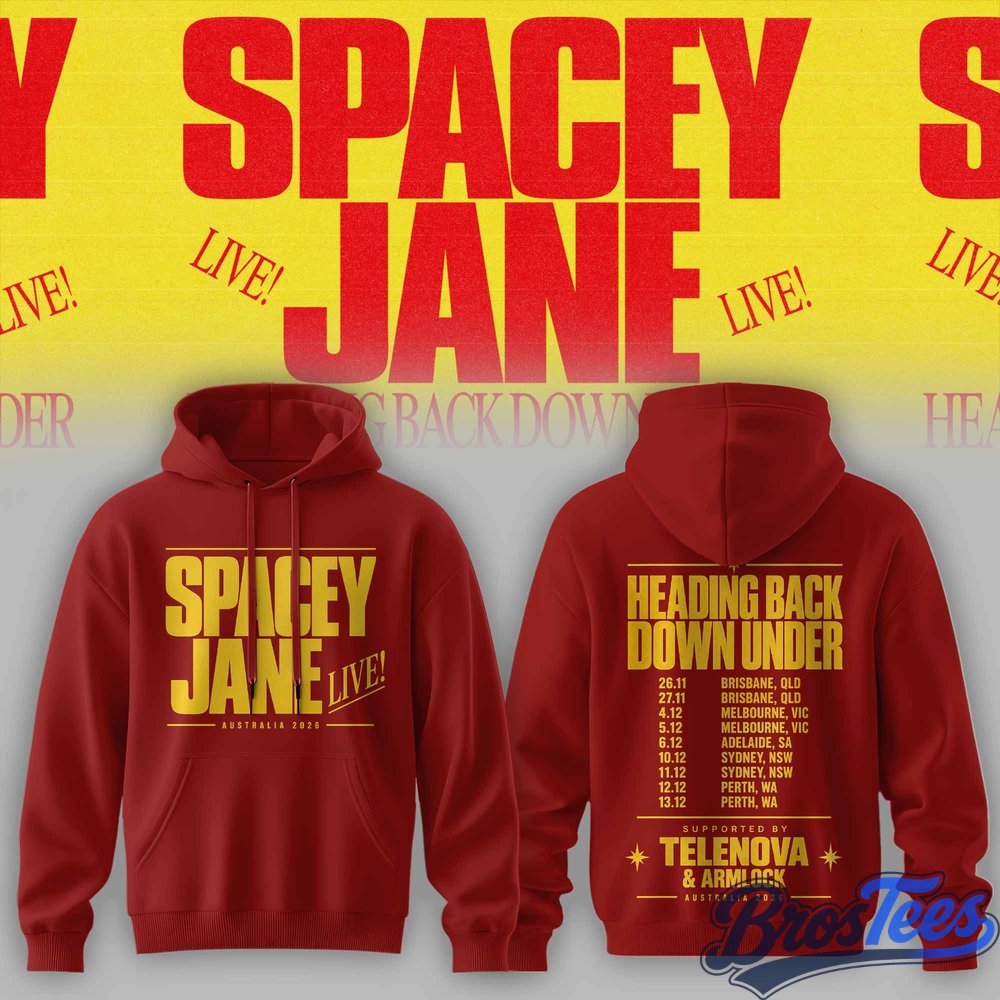 Spacey Jane Heading Back Down Under Australian Tour Hoodie - BrosTees
