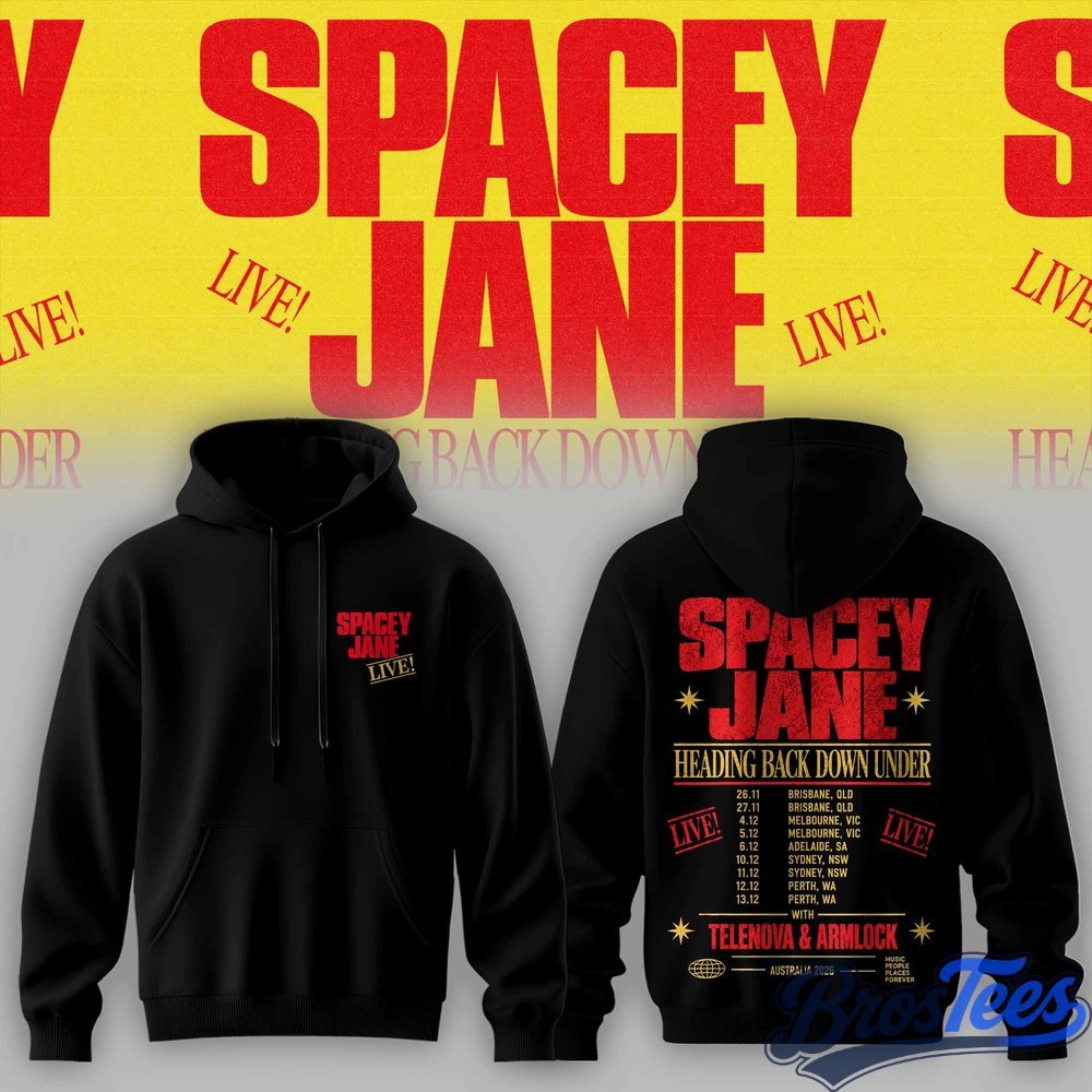 Spacey Jane Heading Back Down Under Australian Tour Hoodie - BrosTees