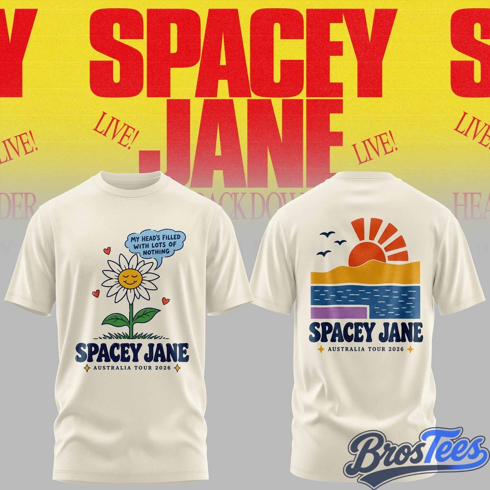 Spacey Jane Heading Back Down Under Australian Tour T-Shirt - BrosTees