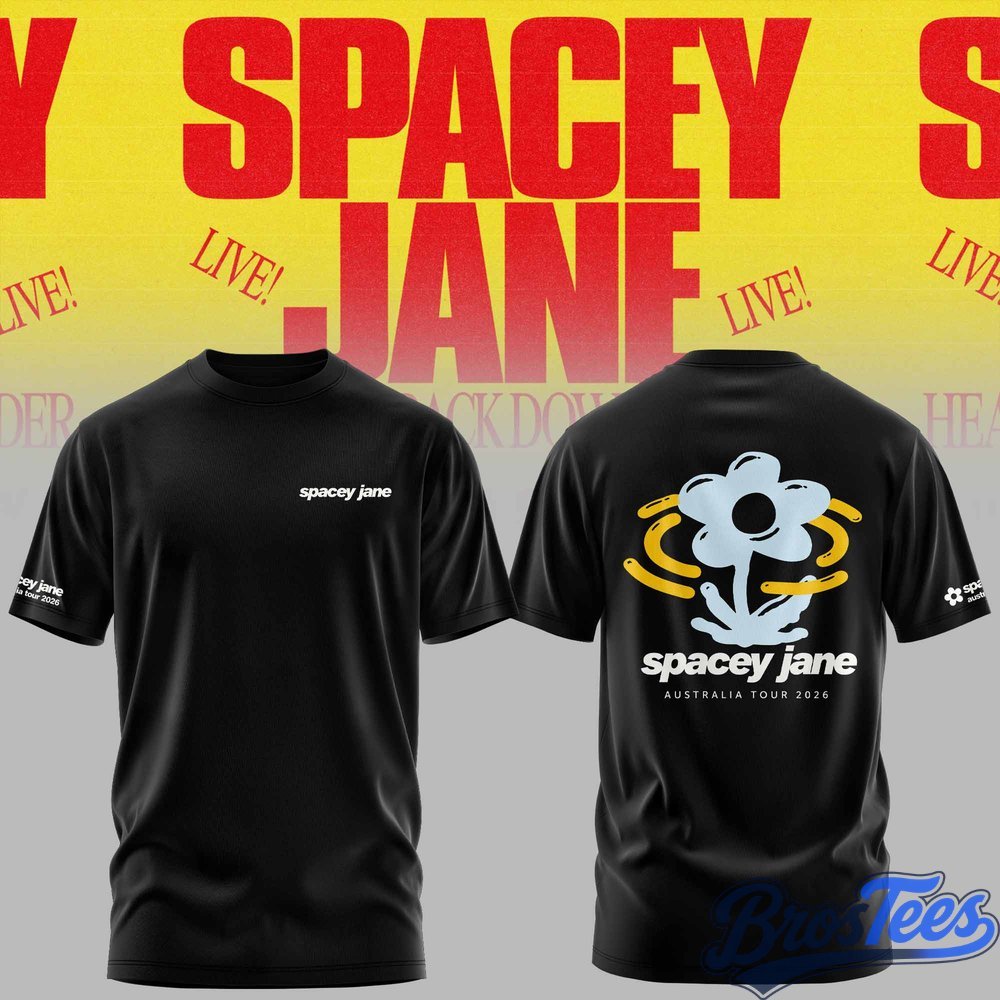 Spacey Jane Heading Back Down Under Australian Tour T-Shirt - BrosTees