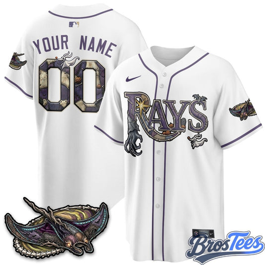 Tampa Bay Rays Halloween Nightmare Edition Vapor Custom Jersey - BrosTees