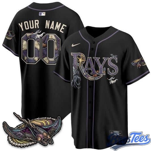 Tampa Bay Rays Halloween Nightmare Edition Vapor Custom Jersey - BrosTees