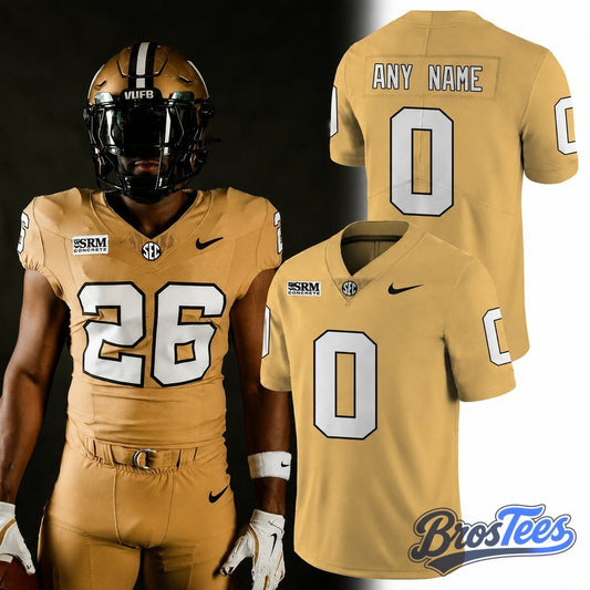 Vanderbilt Commodores Season 2026 Gold Jersey - BrosTees