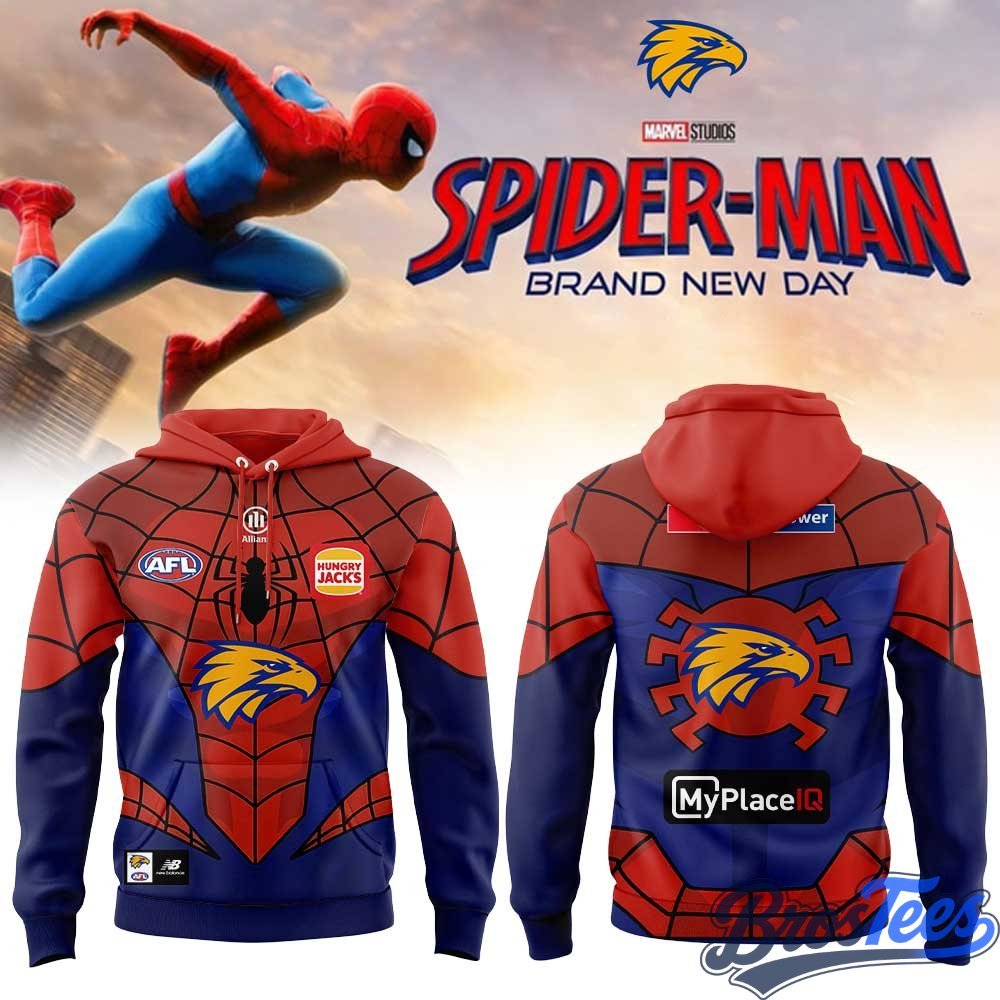 West Coast Eagles x Spider-Man 2026 Special Hoodie - BrosTees