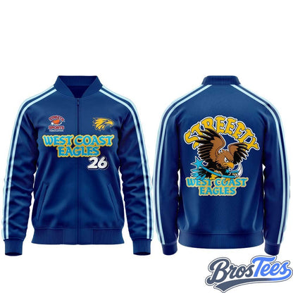 West Coast Eagles x StreetX 2026 Limited Edition Bomber Jacket - BrosTees