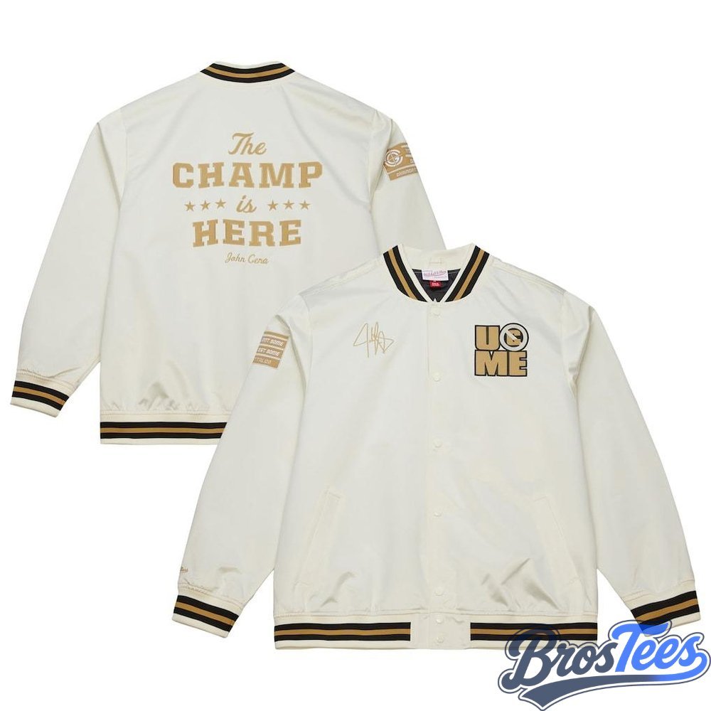 WWE John Cena The Champ is Here Bomber Jacket - BrosTees